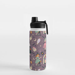 50s Witch Vibes Water Bottle