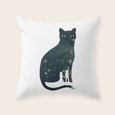 4 Moons Throw Pillow