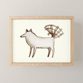 "I'm So Happy" - Dog Mini Art Print