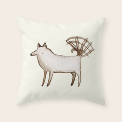 "I'm So Happy" - Dog Throw Pillow
