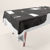 Boulder' Mid Century Modern Fun Abstract Shapes Tablecloth