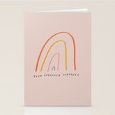 "Your Presence Matters" Stationery Card