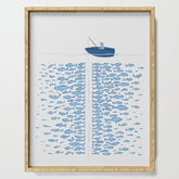 217 Finicky Fish (plenty of fish in the sea) Serving Tray