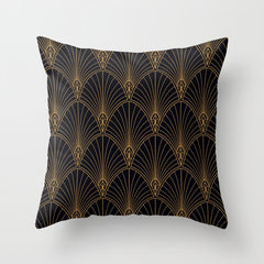 1920s revival Throw Pillow