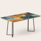 A Floral Palette of Colorful Petals Coffee Table