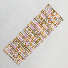 1970s Retro Pop Culture Icons Yoga Mat