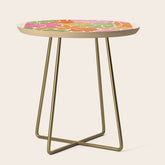 70's Florals Side Table