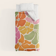 70's Florals Duvet Cover