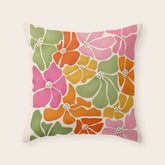 70's Florals Throw Pillow