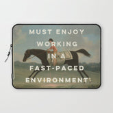 A Fast-Paced Environment Laptop Sleeve