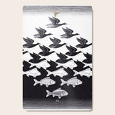 "Sky and Water I" by M.C. Escher Cutting Board