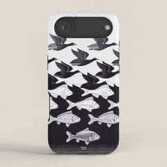 "Sky and Water I" by M.C. Escher iPhone Case