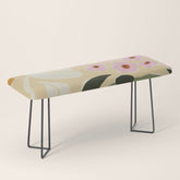 70s tropical fun flower Bench