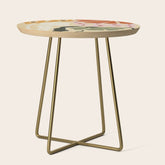 70s tropical fun flower Side Table