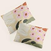 70s tropical fun flower Pillow Sham
