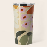 70s tropical fun flower Travel Mug