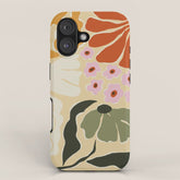 70s tropical fun flower iPhone Case
