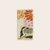 70s tropical fun flower Bath Towel