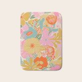 60's Retro Floral Bath Mat