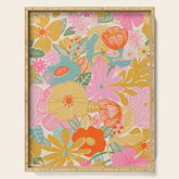 60's Retro Floral Serving Tray