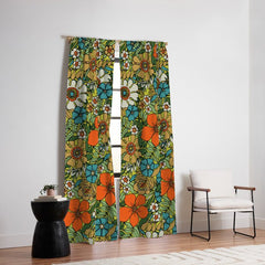 70s Plate Window Curtain
