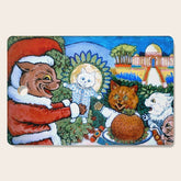 Christmas Gift' Louis Wain Vintage Cat Cutting Board