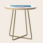 1954 FRENCH RIVIERA Travel Poster Side Table