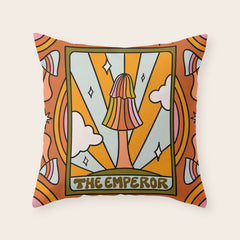 3. The Emperor Mushroom Throw Pillow