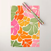70's Florals Wrapping Paper