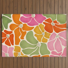 70's Florals Outdoor Rug