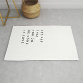 1 Corinthians 16:14 Let All That You Do Be Done In Love Bible Verse Wall Art Scripture Christian Rug
