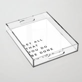 1 Corinthians 16:14 Let All That You Do Be Done In Love Bible Verse Wall Art Scripture Christian Acrylic Tray