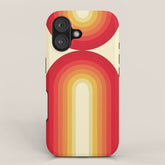 70s Retro Sun iPhone Case