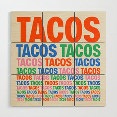 253 Tacos Wood Wall Art