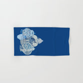 4 Four 4 Blue and White Ginger Jars Bath Towel