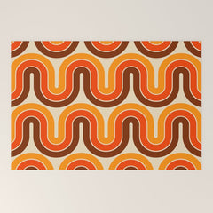 70s Retro Vintage Style 821 Autumn Welcome Mat