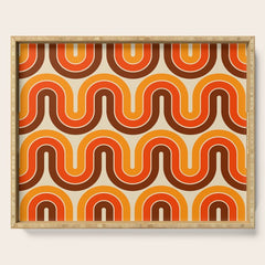 70s Retro Vintage Style 821 Autumn Serving Tray