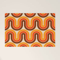 70s Retro Vintage Style 821 Autumn Welcome Mat
