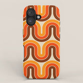 70s Retro Vintage Style 821 Autumn iPhone Case