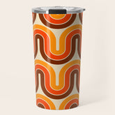 70s Retro Vintage Style 821 Autumn Travel Mug