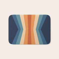 70's Retro Reflection Bath Mat