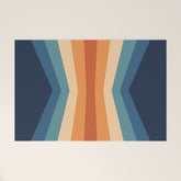 70's Retro Reflection Welcome Mat