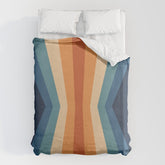 70's Retro Reflection Duvet Cover