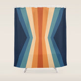 70's Retro Reflection Shower Curtain