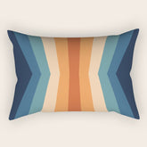 70's Retro Reflection Rectangular Pillow