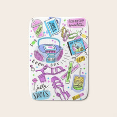 90s Summer Bath Mat
