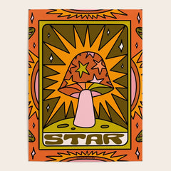 17. Star Mushroom Poster