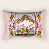 20. Judgment Tarot Mushroom Rectangular Pillow
