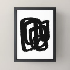 A Heavy Thought White Background Mini Art Print