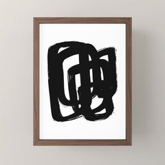 A Heavy Thought White Background Mini Art Print